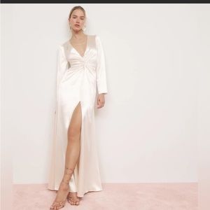 Reformation Delphi Silk Dress